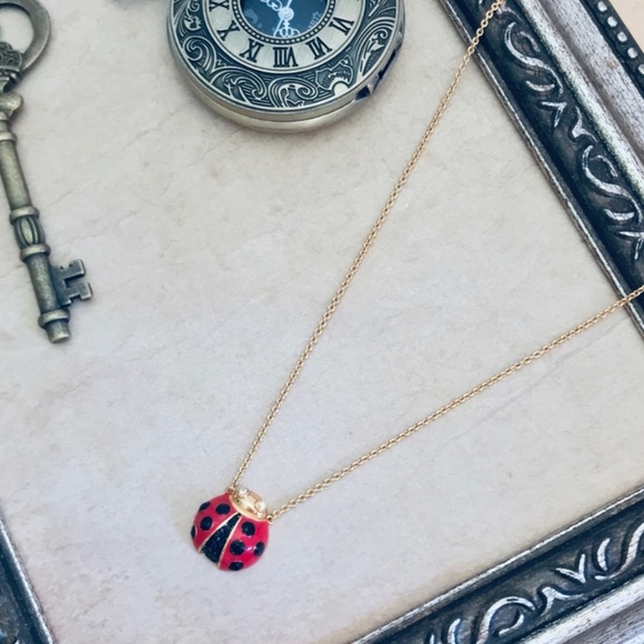 KATE SPADE • Friendly Insects Ladybug Necklace - Picture 4 of 4